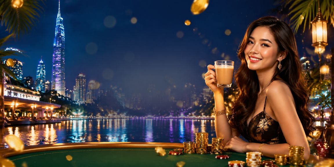 Permainan poker dalam talian bergaya Malaysia di Kuala Lumpur dengan suasana mewah