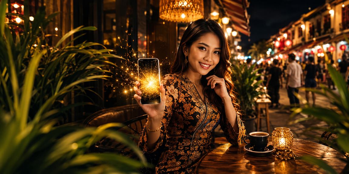 Pengguna Melaka menggunakan aplikasi mudah alih 115zr pada telefon pintar Android untuk akses kasino dan sukan