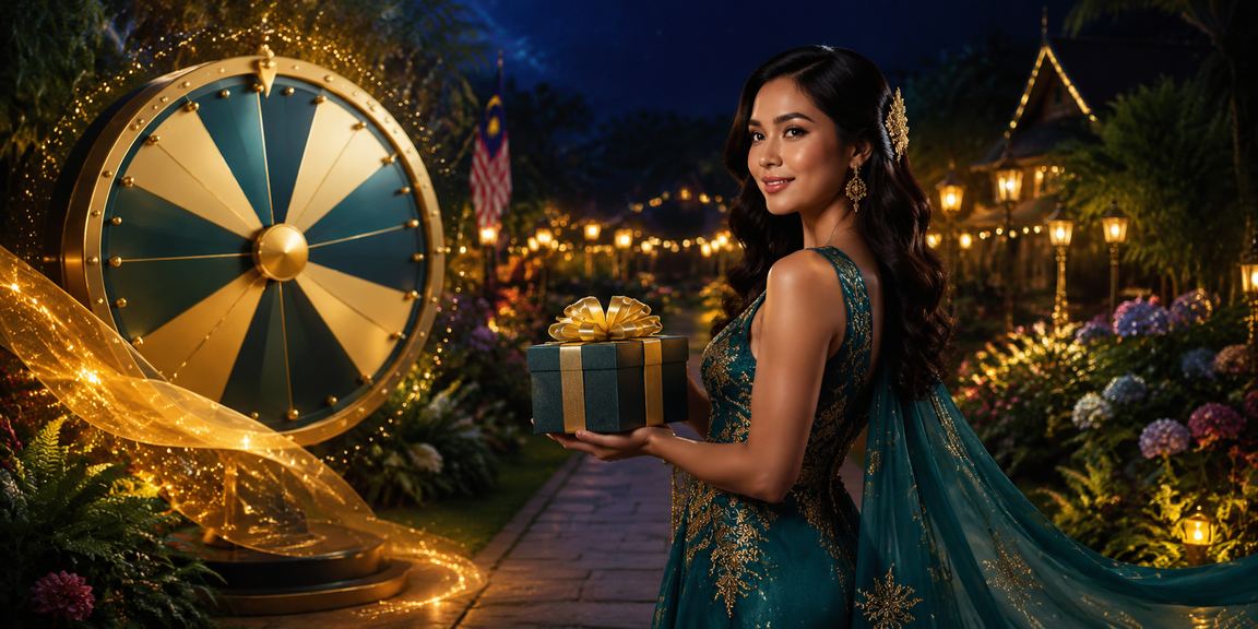 Permainan roulette bergaya Malaysia dengan elemen tradisional tempatan